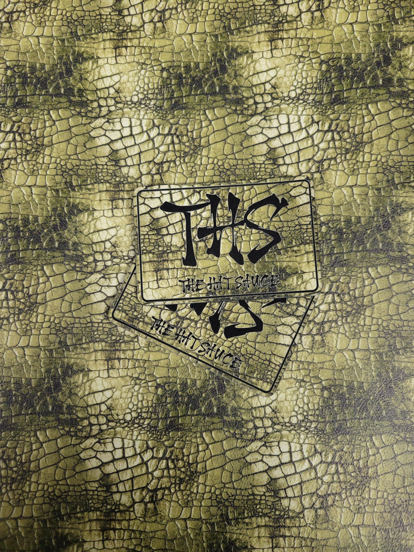 Lonestar Leatherette UV Printed Gator Skin Pattern