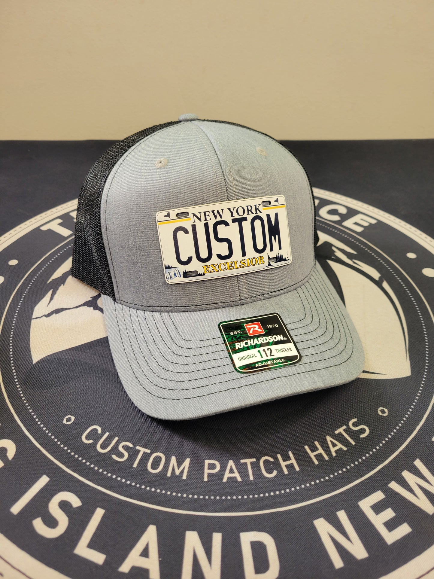 Custom Printed State License Plate Patch Hats