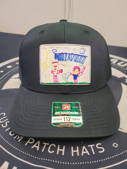 Hand Drawn Patch Hat
