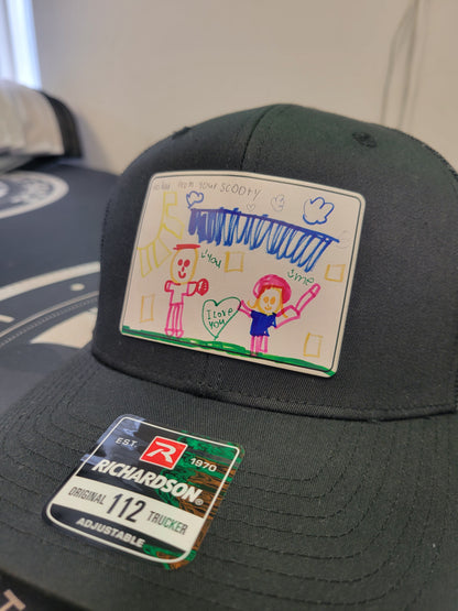 Hand Drawn Patch Hat