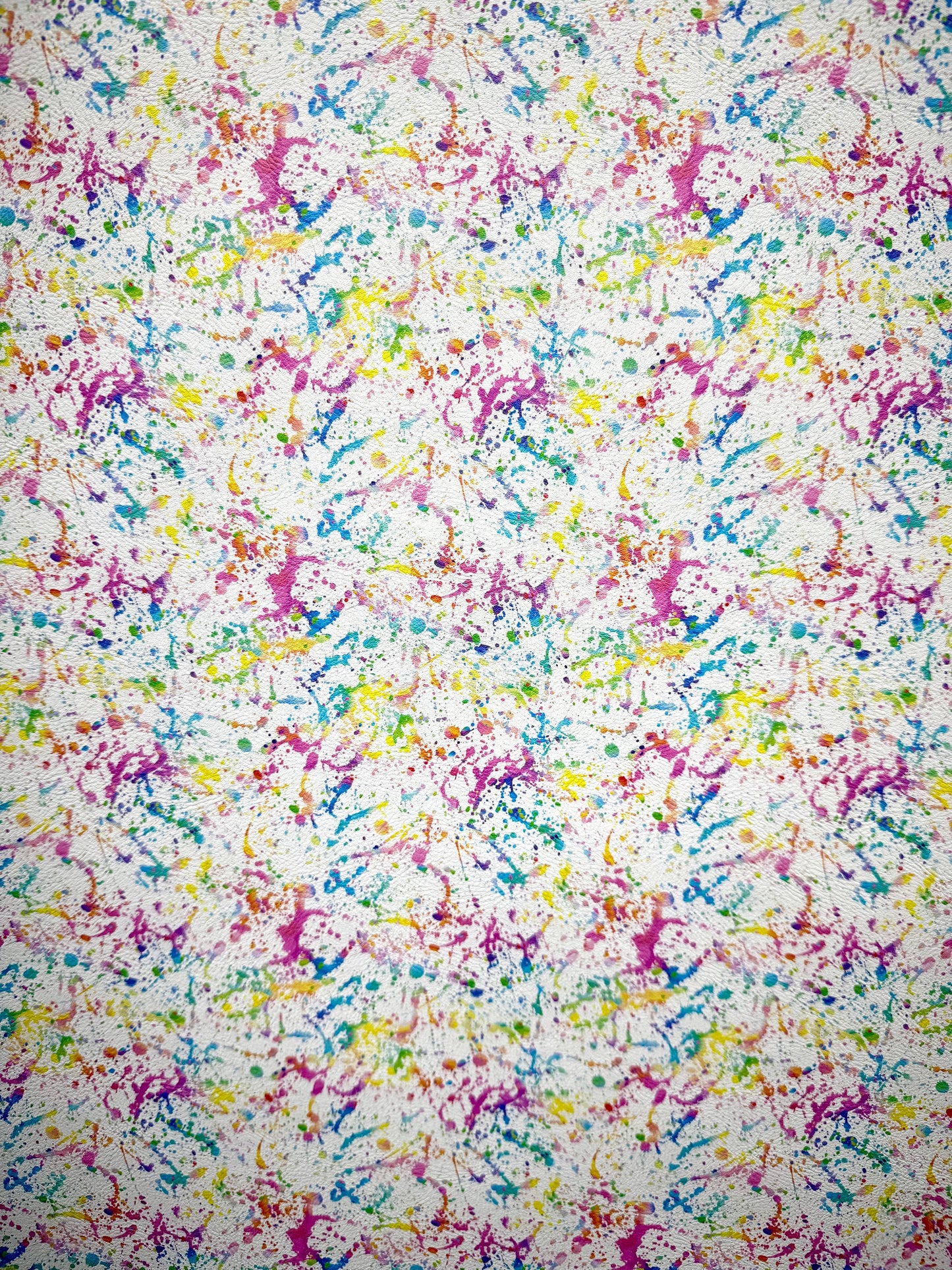 Lonestar Leatherette UV Printed Paint Splatter pattern